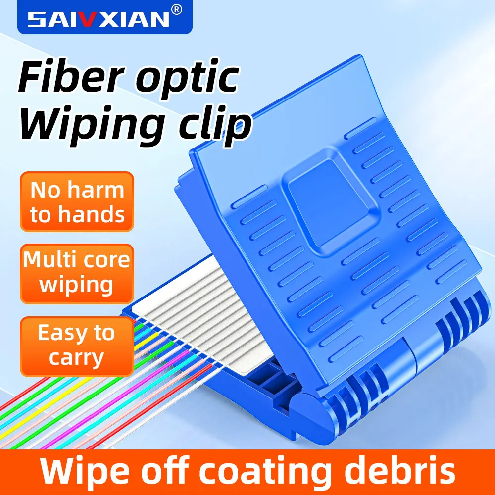 Fibre Optic Cleaning Cotton Fibre Optic Wipes Swabs Dust Removal Cleaning Tool set with empty alcohol bottle replacement core