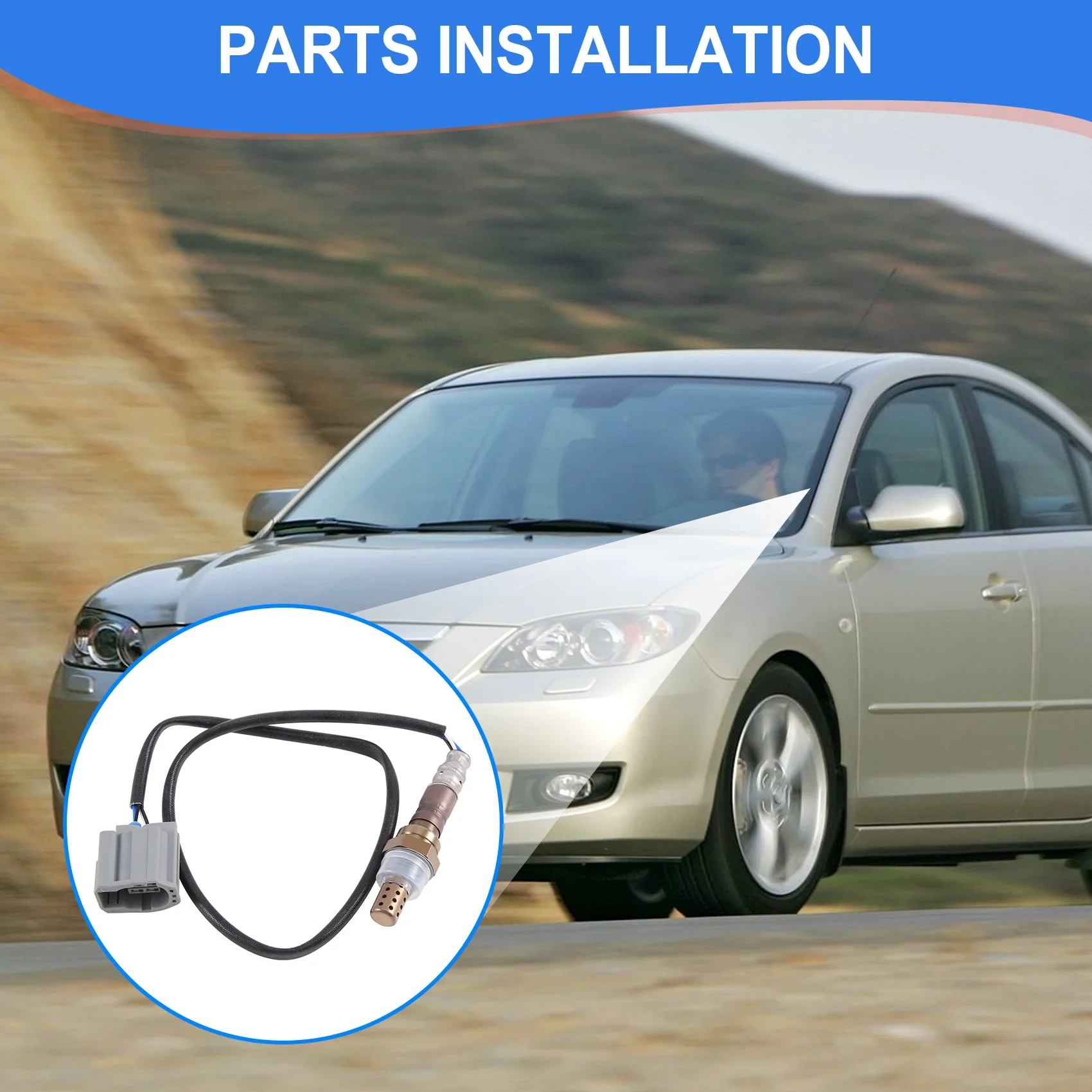 For 2003-2008 Mazda 3 1.4L 1.6L Probe Oxygen Sensor Z602-18-861-M53K