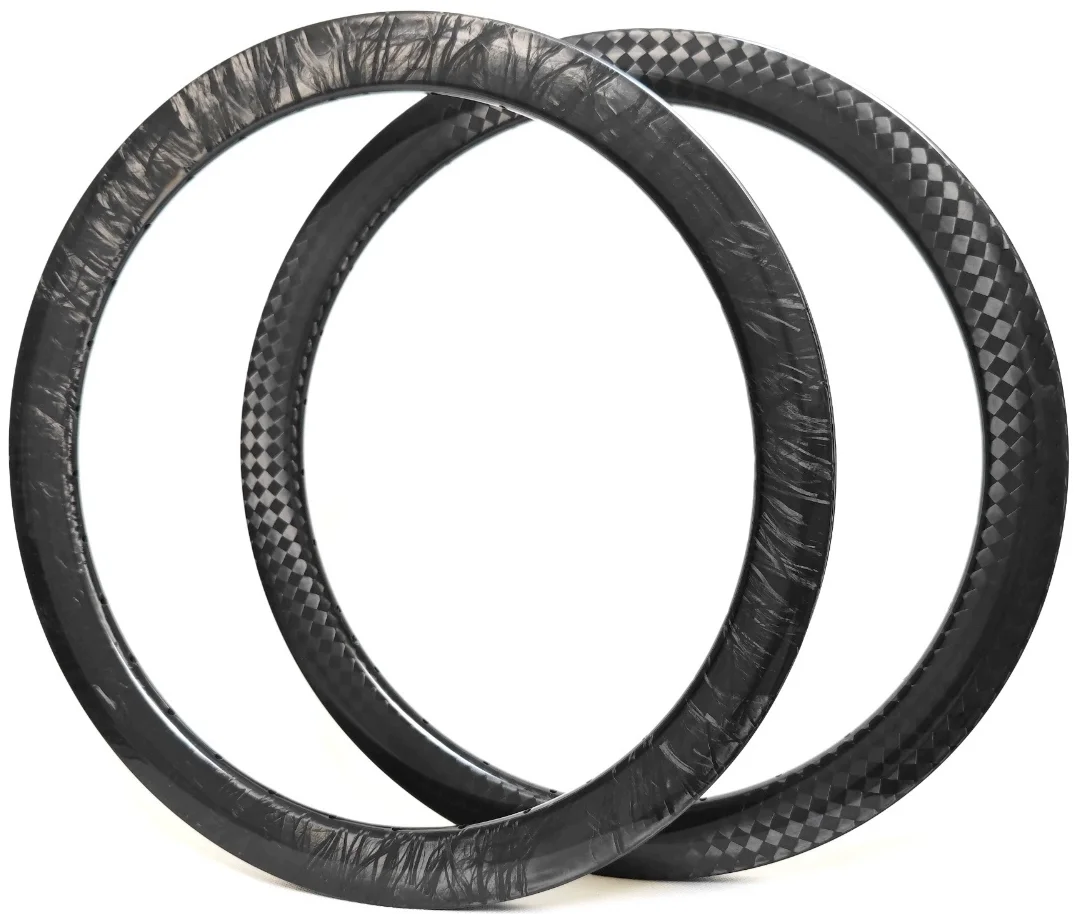 700C 25width Asymmetric Clincher&Tubeless ultra-light version Road bicycle carbon  rims