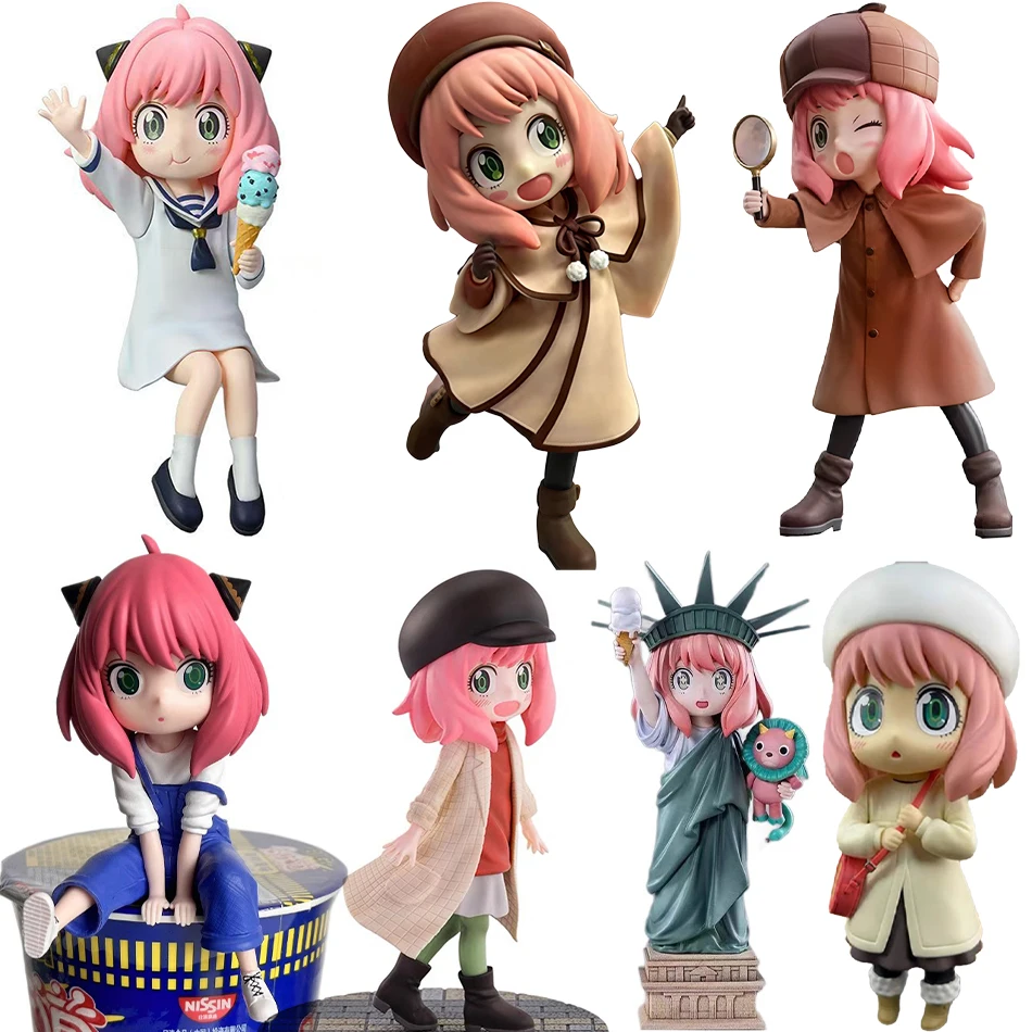 2026 Nuevo Anime Spy X Family CODE:White Figura de PVC de 14cm Anya con Ropa de Invierno, Imagen de Detective, Decoración de Escritorio, Lindos Regalos para Niños