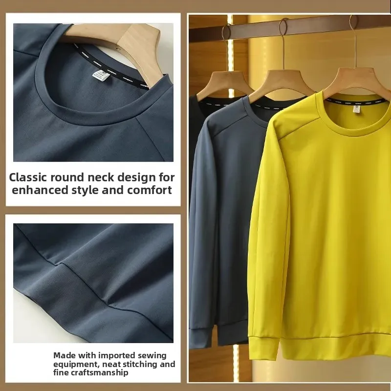 

Серия для активного отдыха: Мужской многофункциональный свитшот с круглым вырезом, самонагревающийся, с интегрированным флисом, быстросохнущий, дышащий