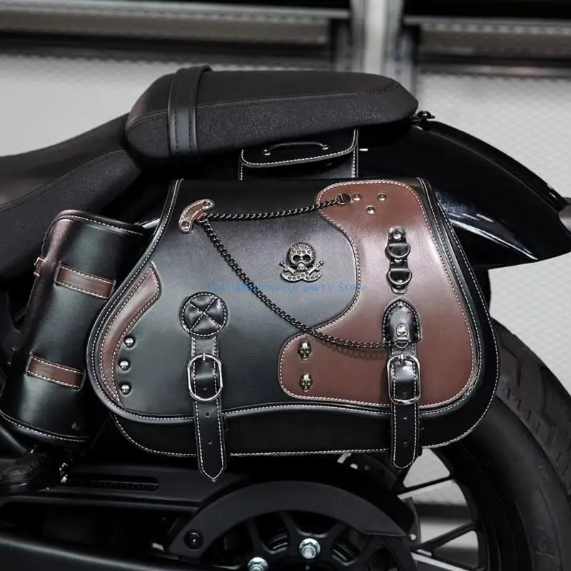 

Y9UC 1 Pair Motorcycle Tool Bag Luggage Storage Bag Saddlebag Waterproof Saddlebag Side Bag Motorbike Accessory