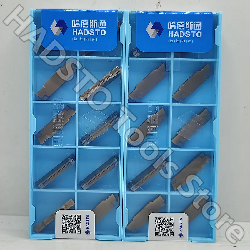 10pcs MGMN300-G HS7225 MGMN300-G MGMN300 3.0mm HADSTO carbide inserts Cut off Slotting inserts For Stainless steel