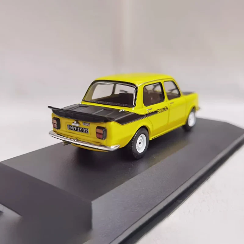 Diecast 1:43 scale SIMCA RALLYE 2 1974 Alloy Car model Collectibles Souvenir decorations (paint defects)