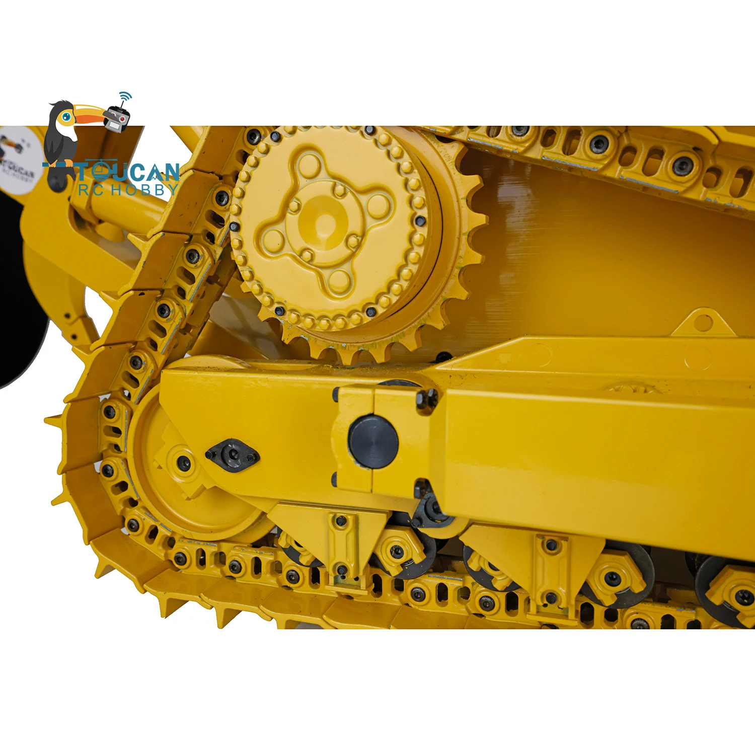 Metall 1/14 RC Bulldozer Hydraulische DXR2 Fernbedienung D10T Kettenpultmodell Professionelle Bausimulation