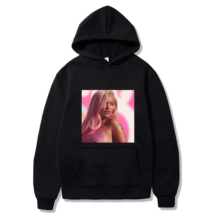 

Fashion karol g Cute Kawaii Graphics black Hoodie 2025 Men Women Casual Oversized Sweatshirt Unisex Fleece Long sleeve pullover