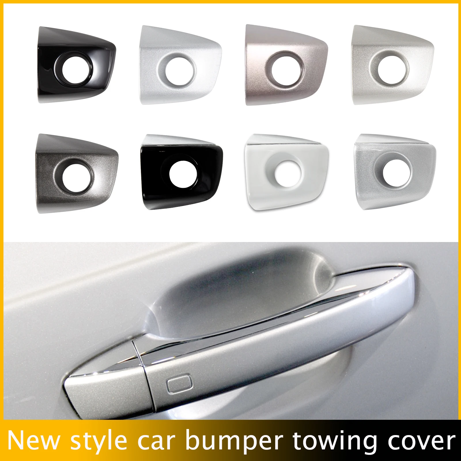 

Front Left Exterior Door Handle Cover Fits for Audi A6 S6 Quattro Allroad A7 A8 S8 RS6 RS7 2011- 2016 4H1837879