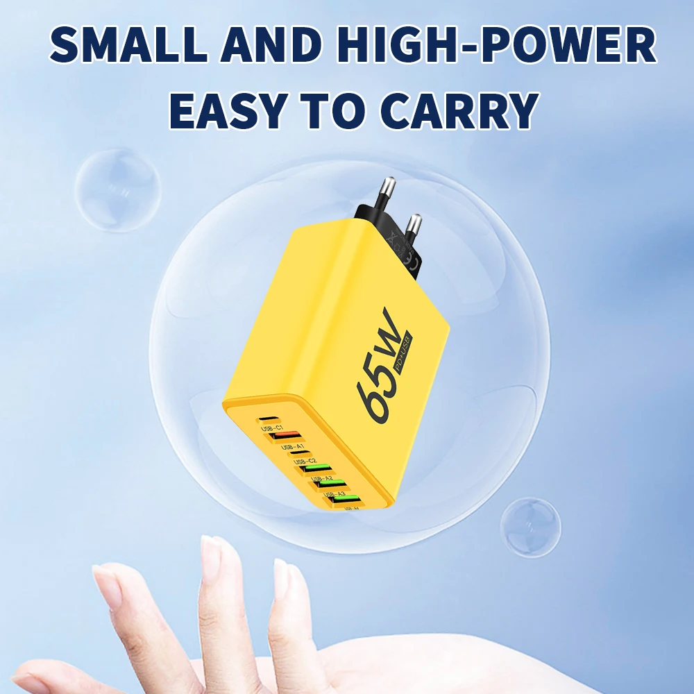 65W ładowarka USB typu C PD 20W Adapter do szybkiego ładowania dla iPhone Samsung Huawei Xiaomi ładowarka do telefonu komórkowego szybkie ładowanie