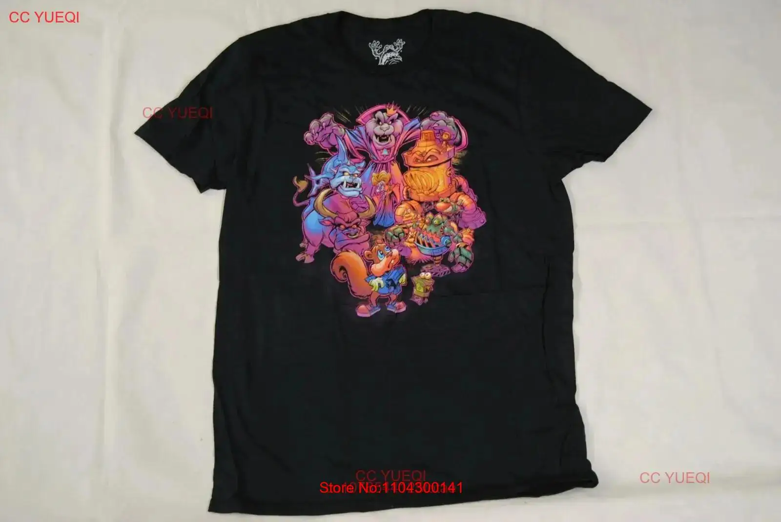 

CONKER CONKER'S BAD FUR DAY T SHIRT NEW OFFICIAL LOOTCRATE LOOTWEAR VIDEO GAME long or short sleeves