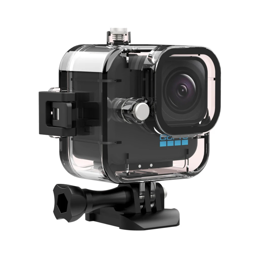 مقاوم للماء ل Gopro بطل 11 صغيرة الأسود الغوص البيت الرياضة كاميرا الغوص قذيفة مرشحات اكسسوارات