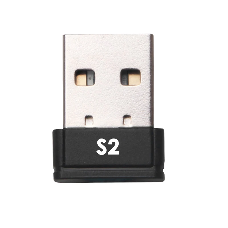 Ampown S2 S6F USB Dongle 2.4G, penerima nirkabel GD10 GD20 USB aksesori penerima latensi rendah koneksi cepat untuk dua pengontrol