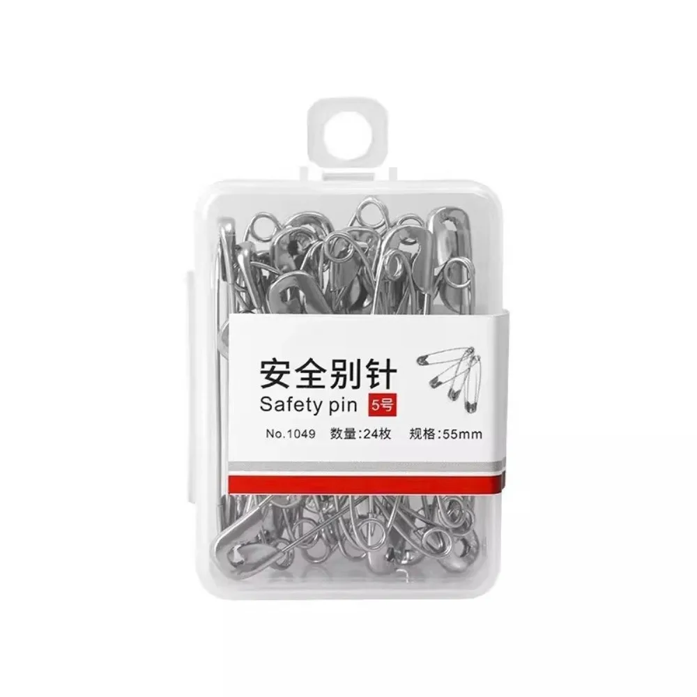 Durable Multi-Size Safety Pins Rust Proof High Hardness Large Safety Pin Thickened Clothing Tag Fasteners DIY