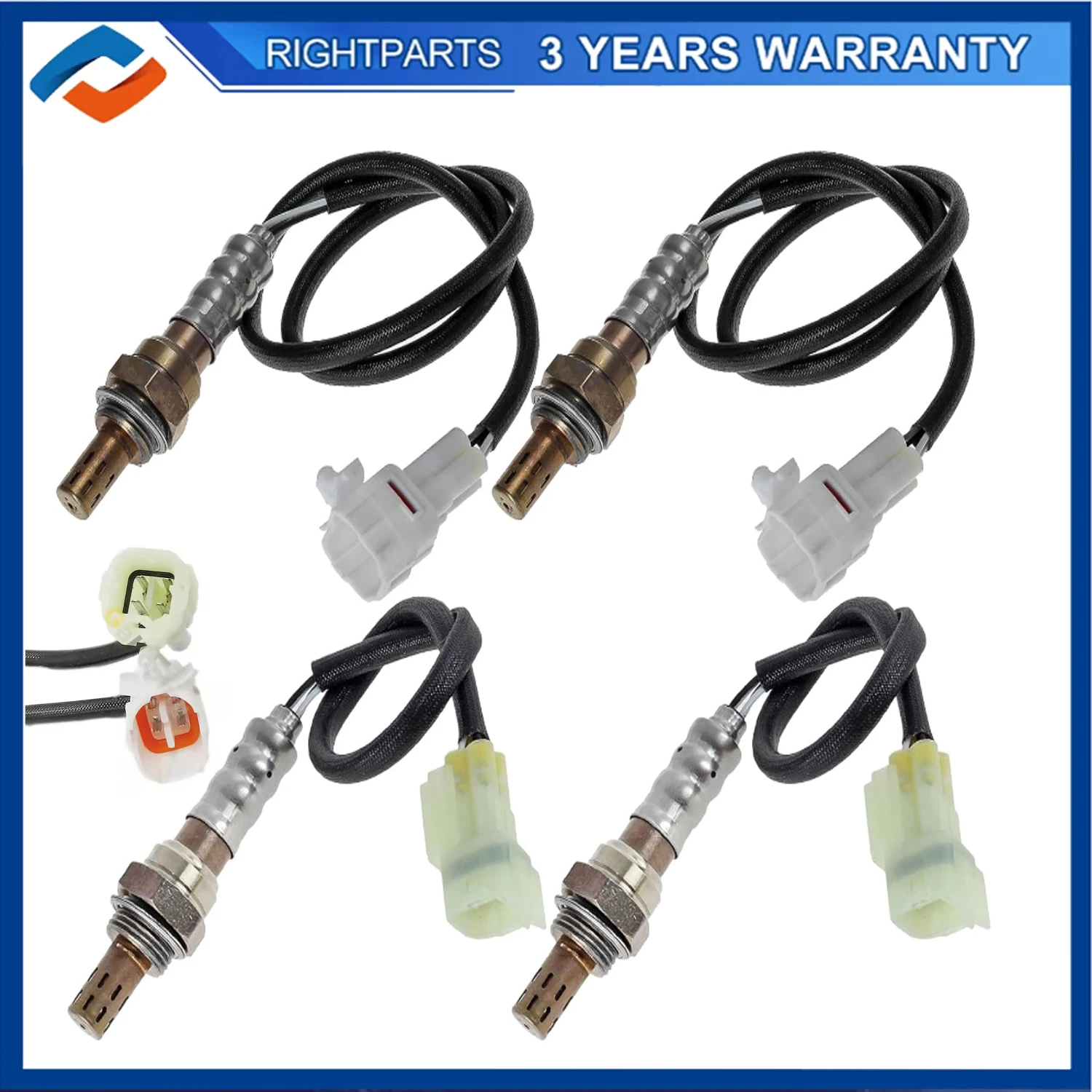 4pcs Front Rear O2 For 2001 2002 2003 2004 2005 Suzuki Grand Vitara 2001 2002 2003 2004 Chevrolet Tracker 2.5L Oxygen Sensor