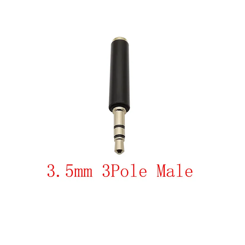 TRS 3 Pole 3.5mm Male Plug to TRRS 4Pole Female Jack Audio Microphone Adapter Connector Only for Microphone Plug Conversion