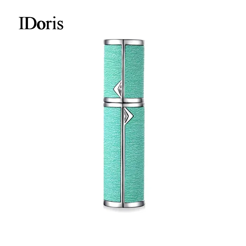 IDoris 미니 향수 무화기 알루미늄 리필 스프레이 병, 여행용 누출 방지 용기, 버튼 밸브, 5ml, 2 개