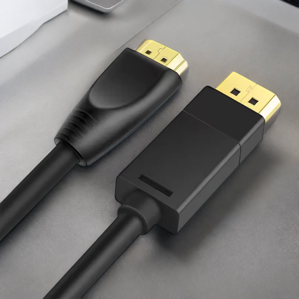 2PCS DTECH Displayport DP To HDMI 1080P 60HZ Cable Male To Male 1m 1.8m 3m For Monitor Projector