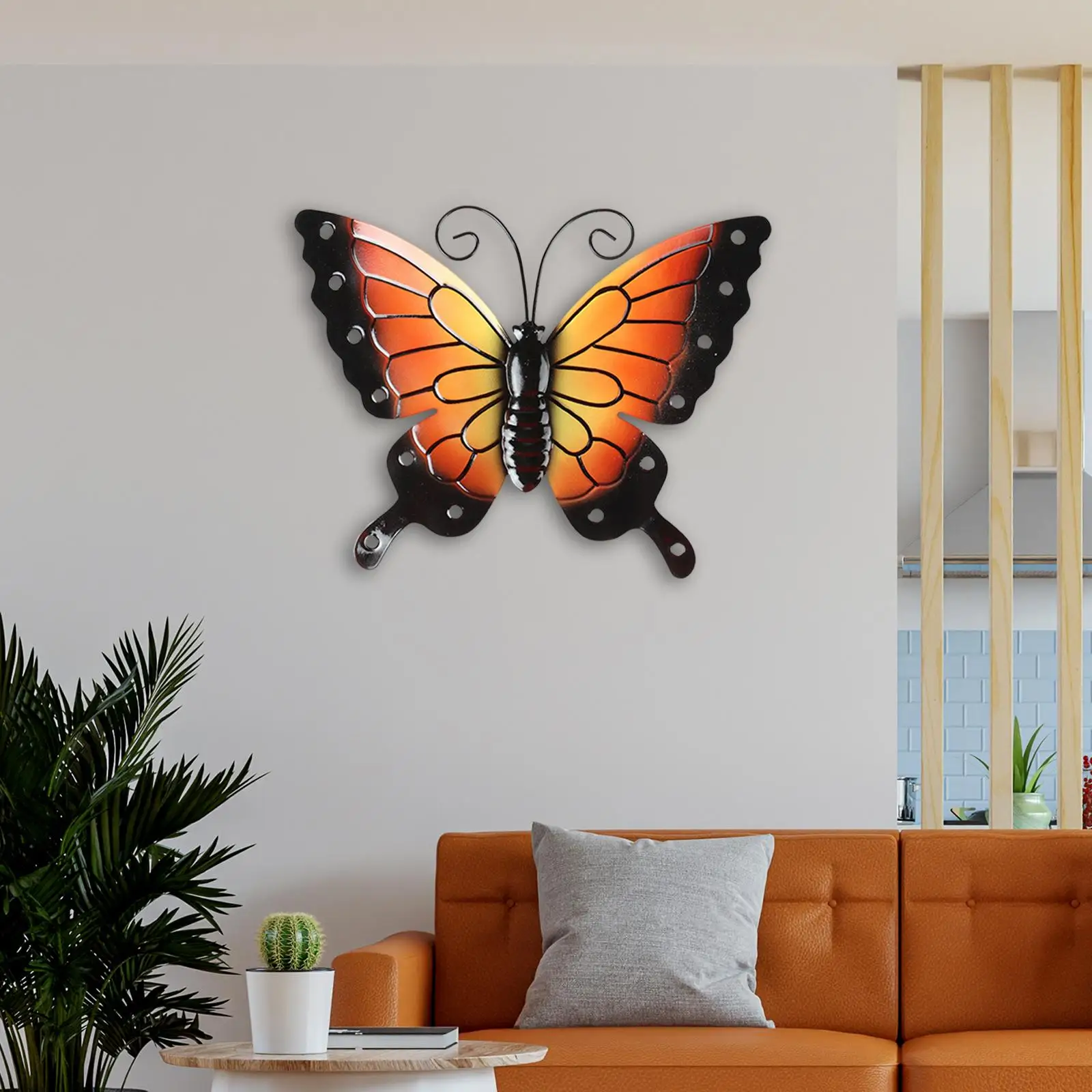 Inspirational Butterfly Wall Decor Creative Craft Ornament for Backyard Home