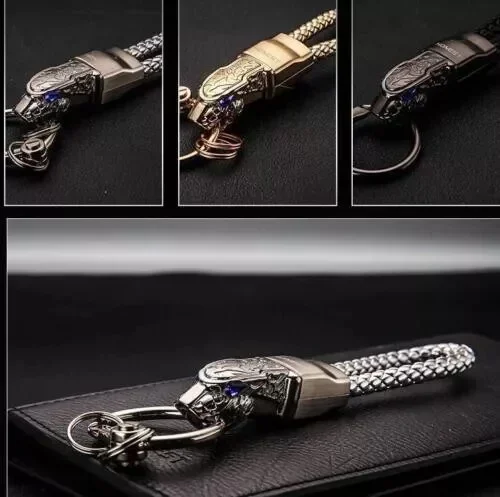 

Black Alloy Metal Car Key Chain for Jaguar XF XJ XK F-TYPE F-PACE XJL XE
