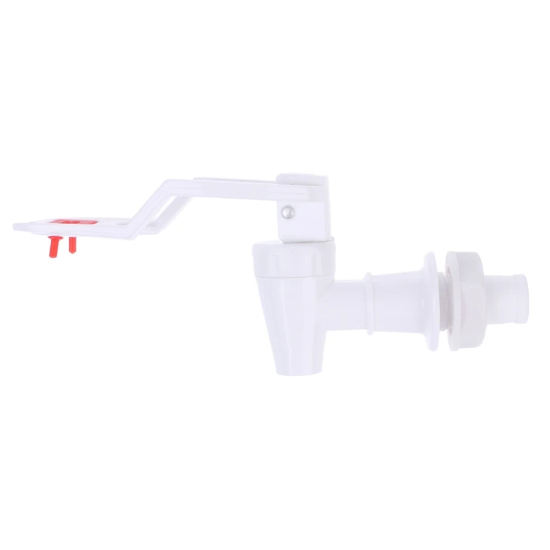 2 Pcs Water Dispenser Replacement Push Type White Plastic Tap Faucet Kitchen drinking supplies G8TC