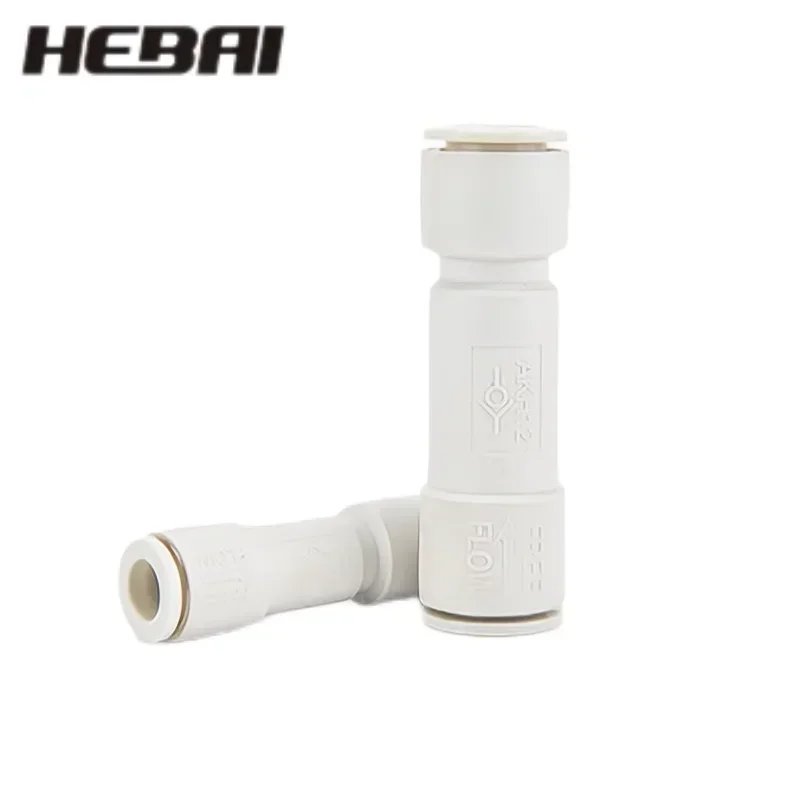 HEBAI Pneumatic One Way Air Check Valve AKH04-00 AKH06-00 AKH08-00 AKH10-00 AKH012-00 Non Return Check Valve
