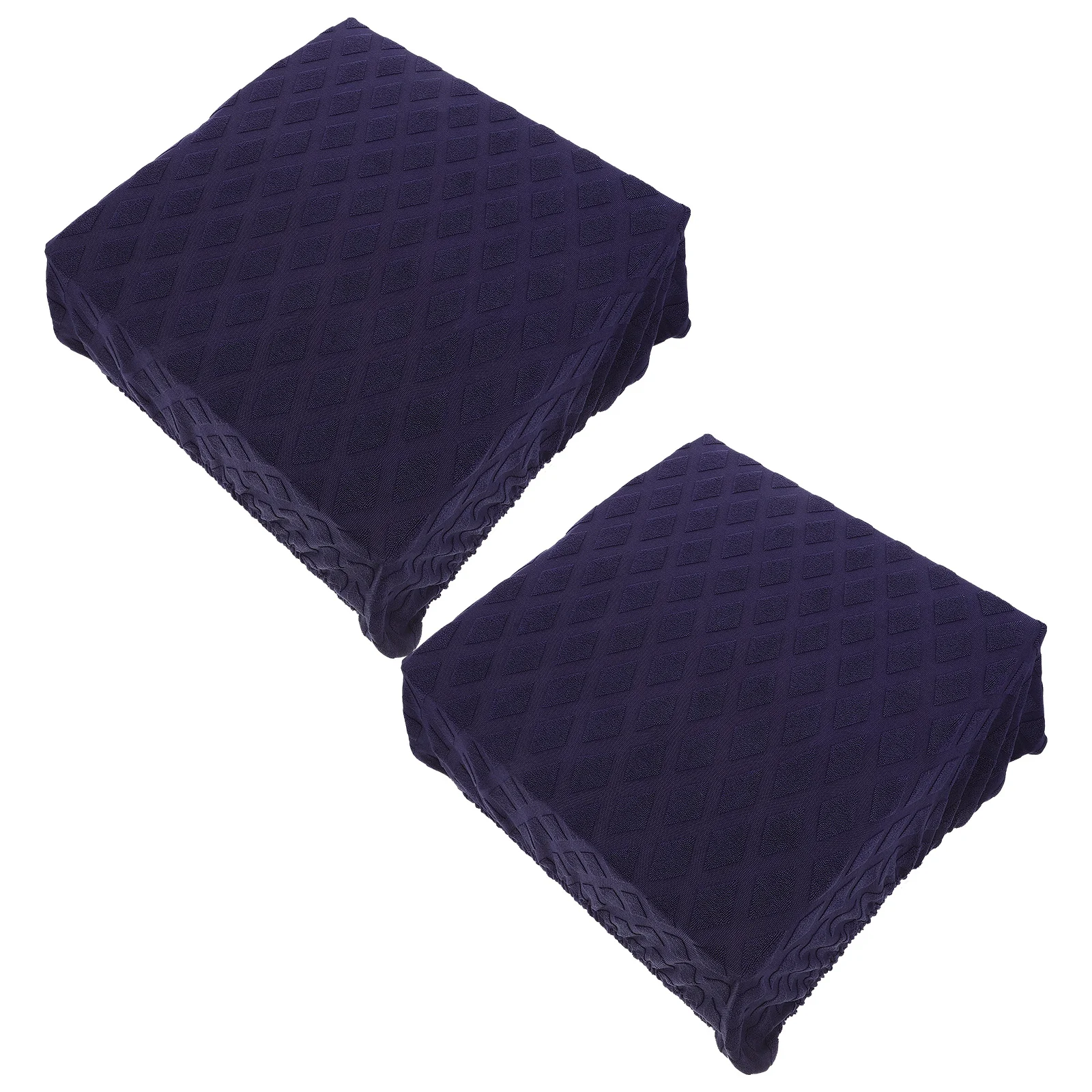 

2Pcs Elastic Office Chair Seat Cushion Cover Thickened Non Slip Spandex Slipcover Removable Washable Seat Pad Pineapple Design