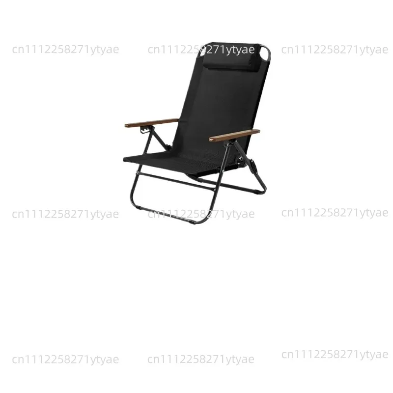 Adjustable Folding Recliner  High Back Lounging  Portable Backrest Relax Chairs