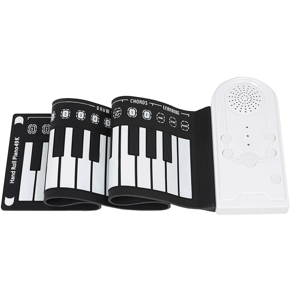 

Portable Electronic Piano Keyboard Foldable 49 Keys Roll Up Child Music Electronic Hand Piano Keyboard