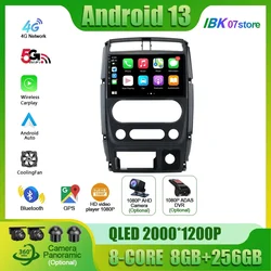 Android 15 For Suzuki Jimny 3 2005-2019 Car Radio Multimedia Navigation 4G GPS Carplay Stereo Screen 2 DIN Central Console