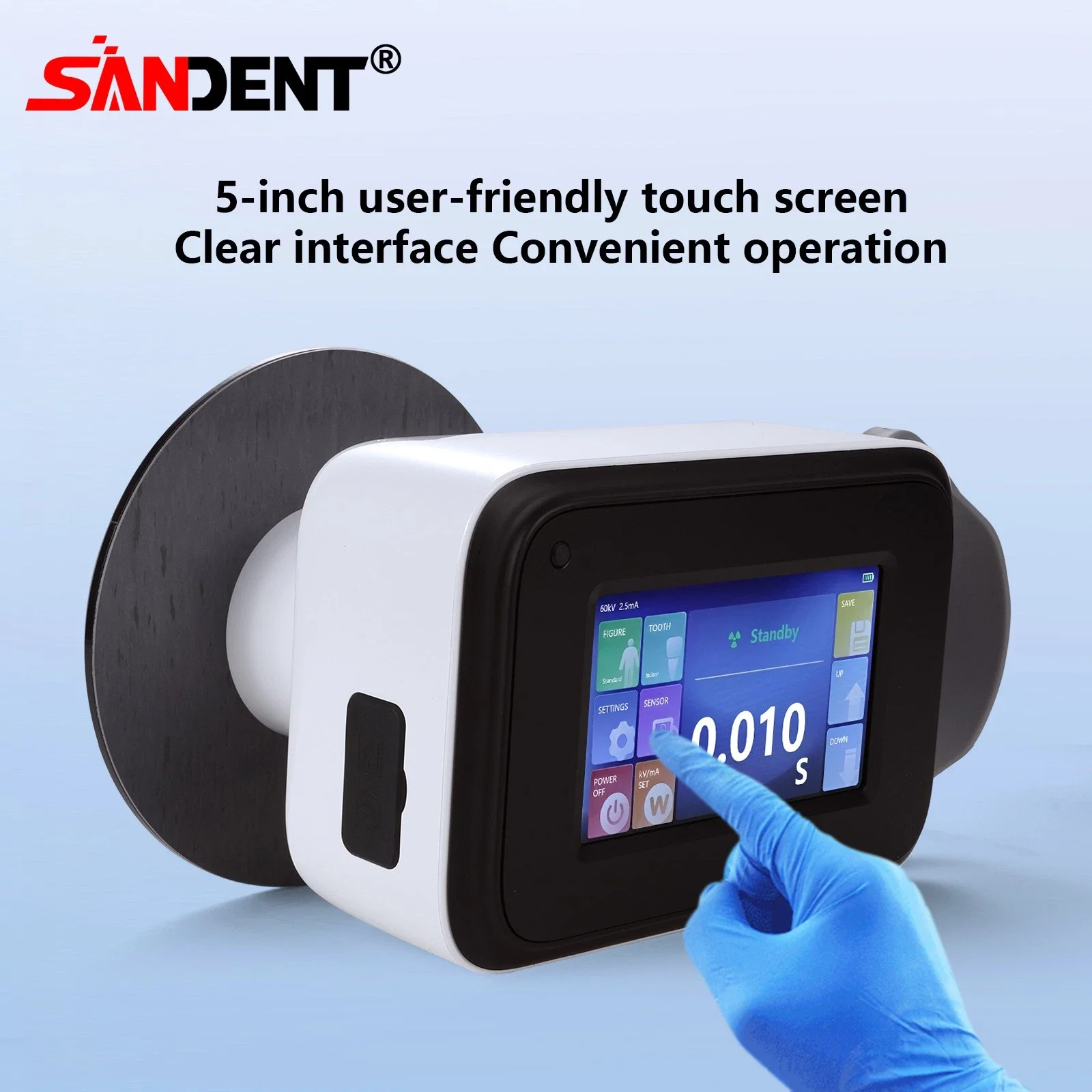 

Портативная стоматологическая рентгеновская система: ручной аппарат высокочастотного рентгена с защитным экраном