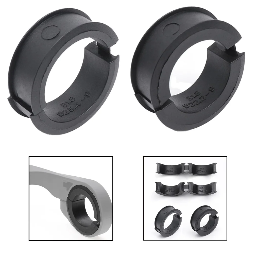 Bicycle Computer Stand Holder Reducer Washer 31.8 To 25.4/22.2 Folding Handlebar Anti-slip Bicycle Replacement Tool Parts