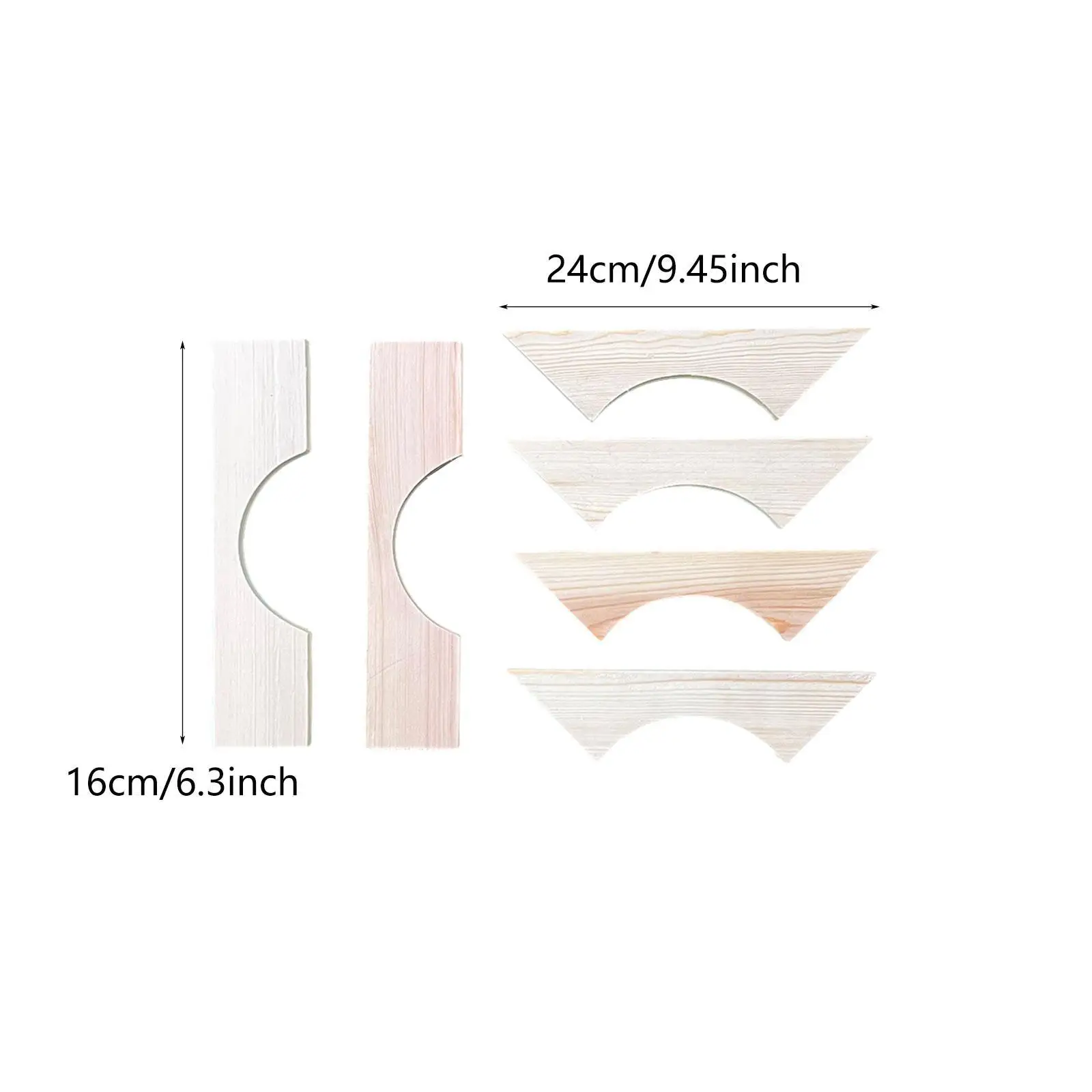 Podkładki instalacyjne do stołu bilardowego Uniwersalne drewniane podkładki klinowe Wysokowydajne akcesorium do stołu bilardowego do stołu bilardowego