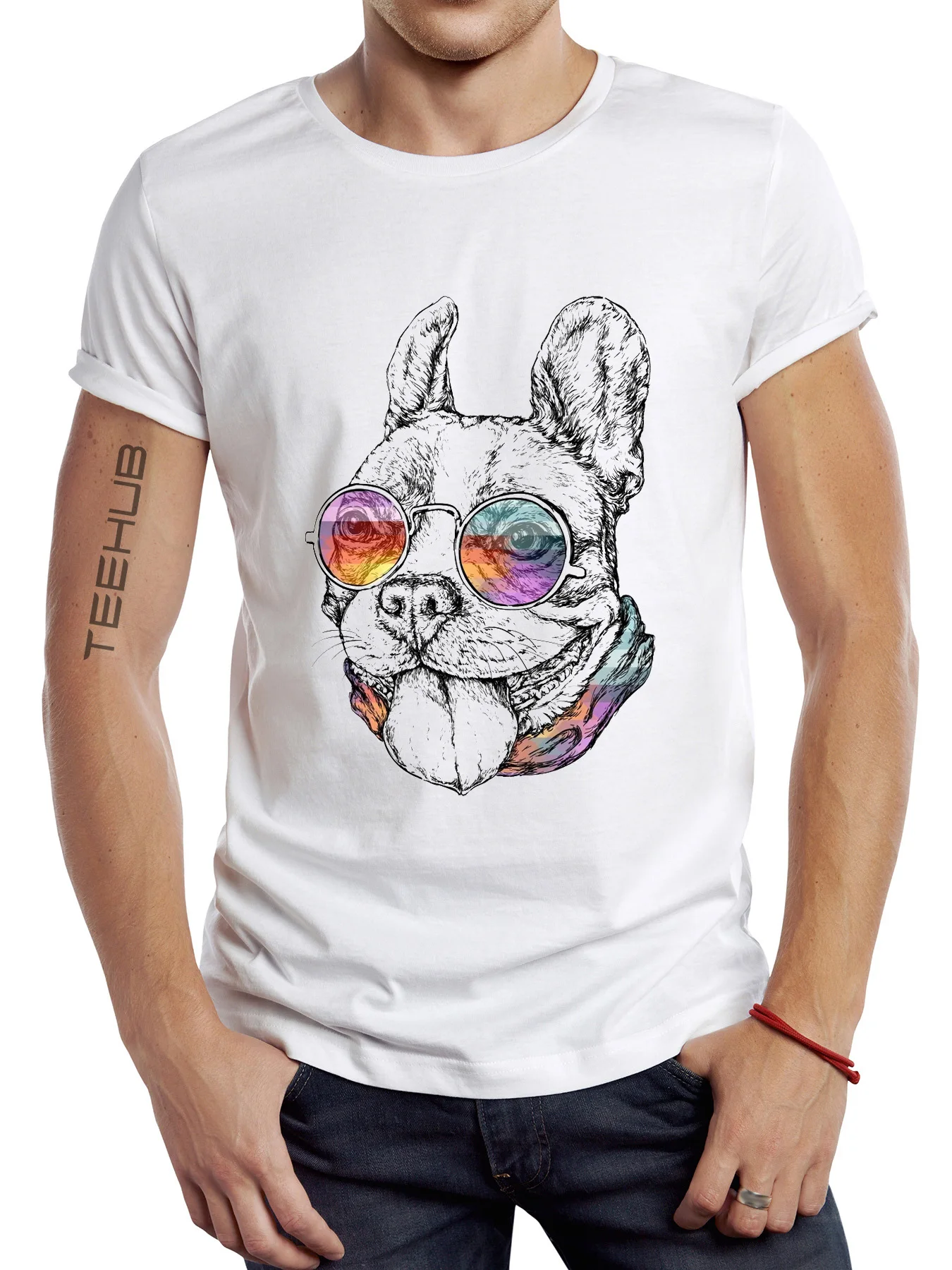 2024 Newest Men's Funny Complicated Printed Tee Short-Sleeve T-Shirt Tops For Spring Summer