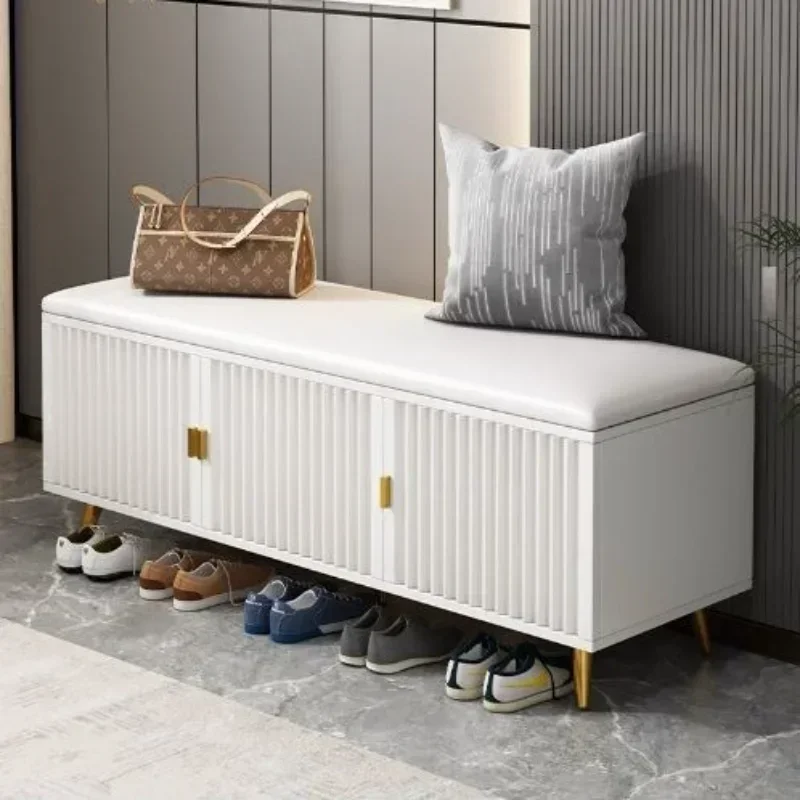 Waterproof Living Room Shoe Cabinets Simple Small Dust Proof Shelf Shoe Rack Modern Bench Hall Meuble A Chaussure Home Furniture