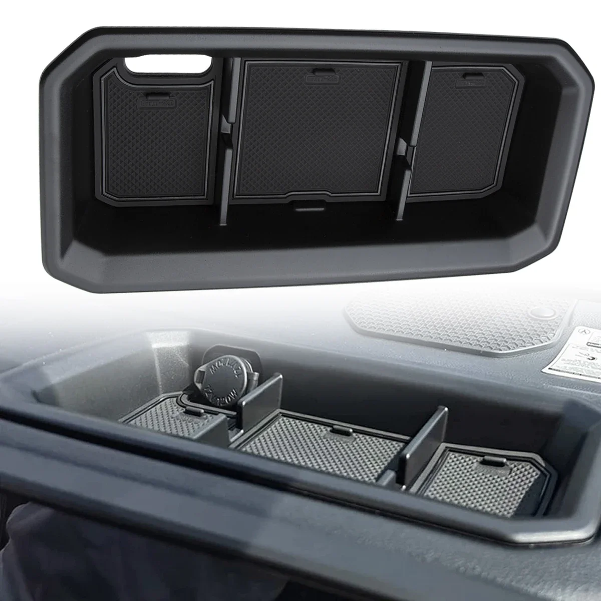 

Dashboard Storage Box Case Organizer Phone Holder For Toyota Tundra 2022 Phone Holder Tray Car Accessories Interiors