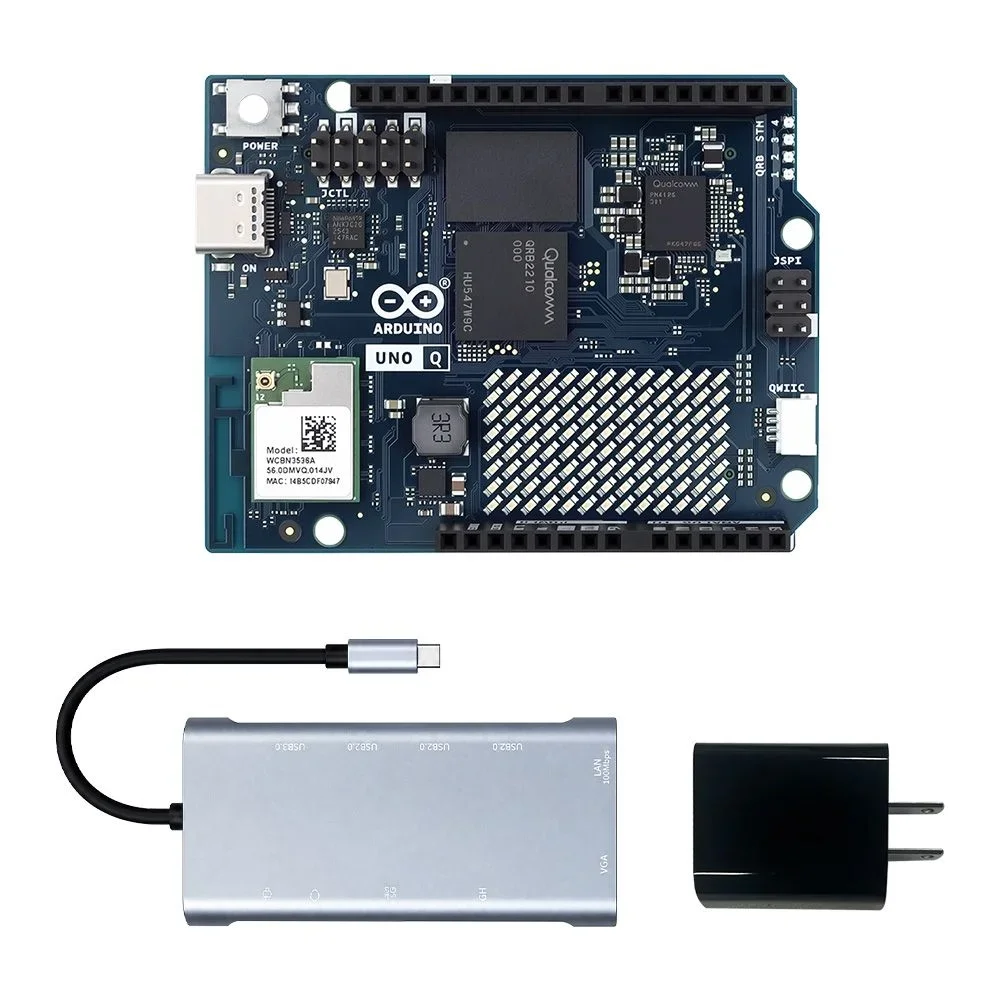 Hot Sale Arduino UNO Q Starter Bundle Kit for Arduino UNO Q with Expansion Dock