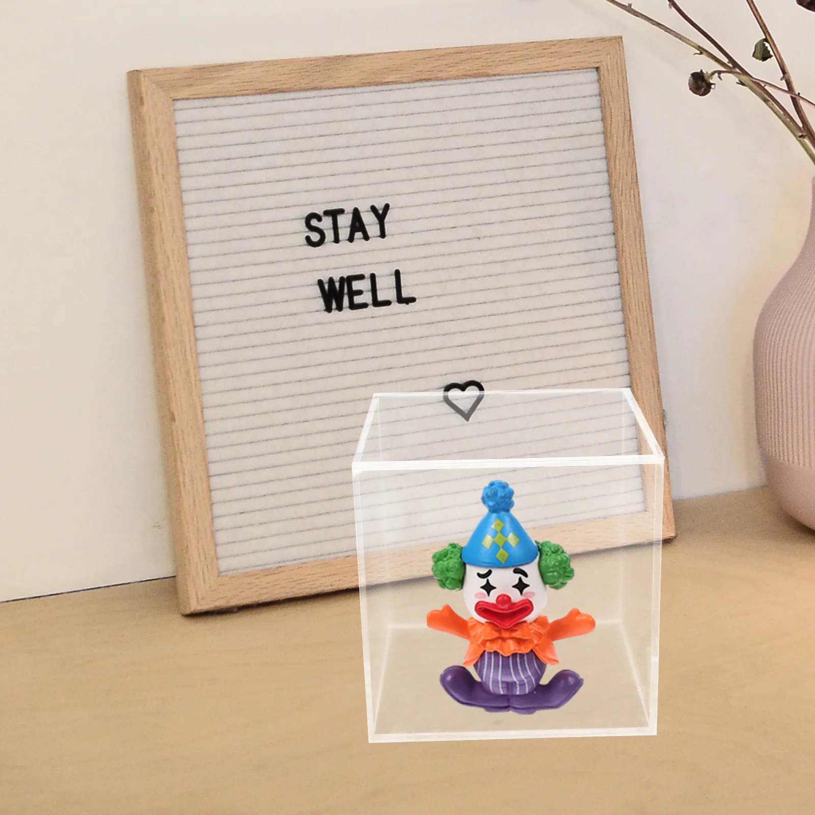 

Acrylic Clear Display Box Sliding Lid Stable Transparent Storage Case Protective Collection Holder Exhibition Display Container