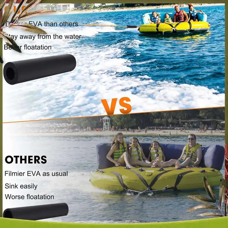 

Reliable-2Pcs 60FT Boating Tow Ropes Heavy Duty Water Ski Rope 1-3 Person For Towable Tubes,Tow Rope For Kneeboard