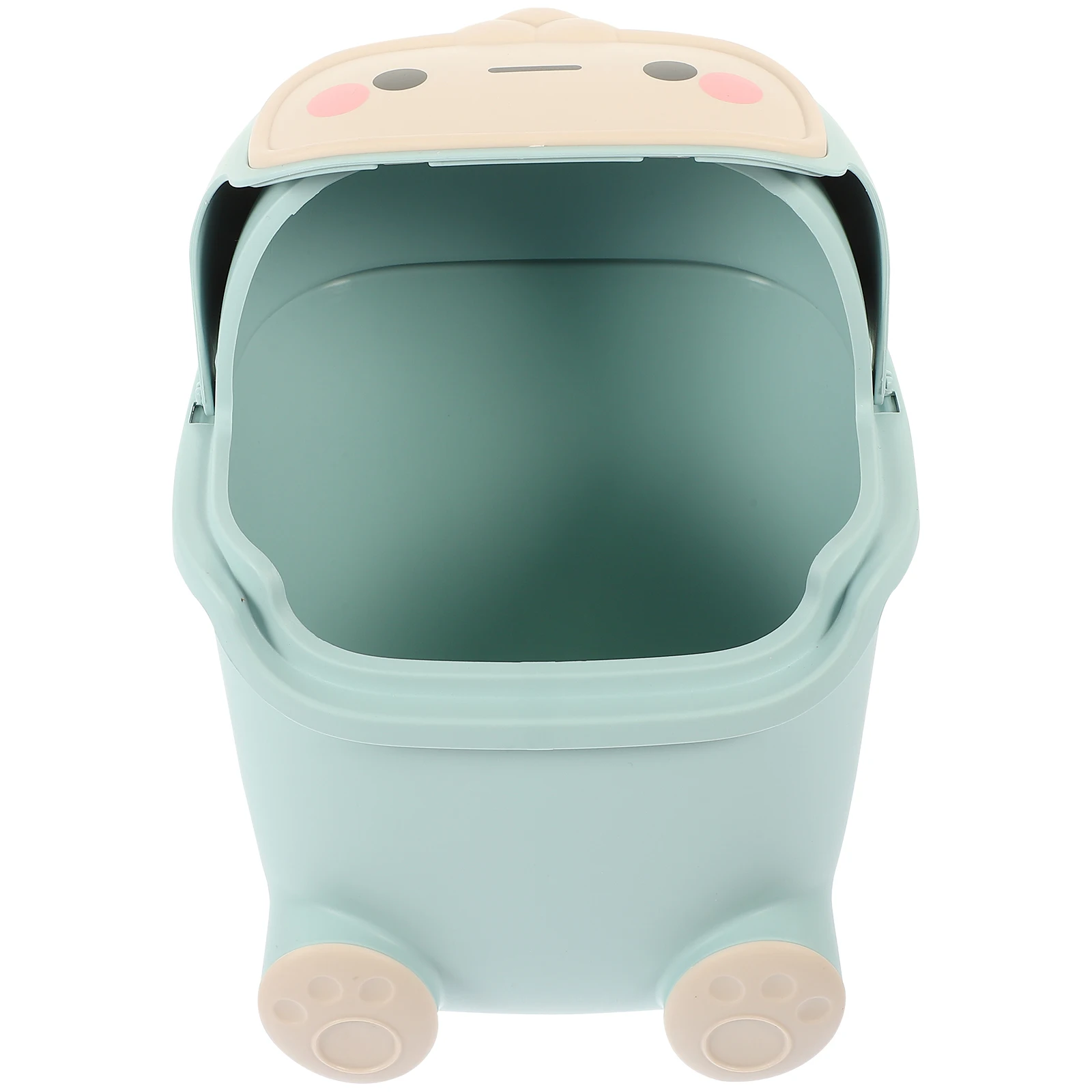 

Creative Mini Desktop Trash Can With Lid Cute Cartoon Garbage Bin For Office Bedroom Compact Small Countertop Bin Lovely Storage