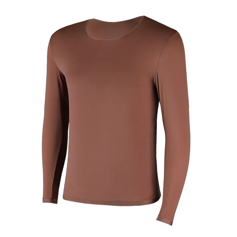 Lange Johns Thermo Unterwäsche Set Mann 2 Stück nahtlose hochela tische Herbst Winter Hautpflege Thermo Shirt leichte lange Unterhose