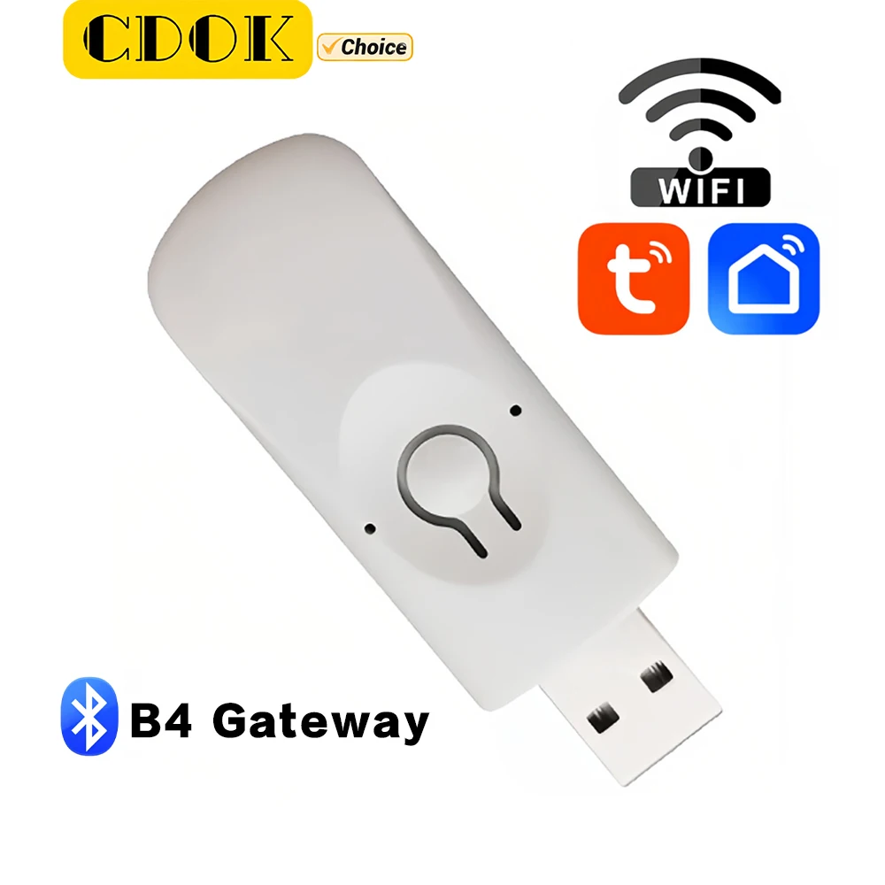 CDOK B4Tuya Bluetooth gateway, use it to connect your smart home for remote operation and more convenient management