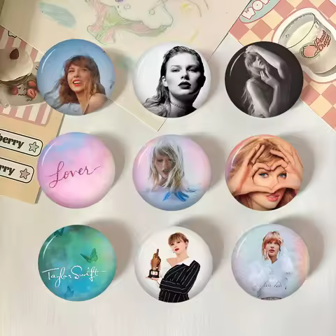 T-Taylors Swifts Soft Button Pin Funny Silly Gnarpy On A Skateboard Meme Badge Gamer Collection Gifts