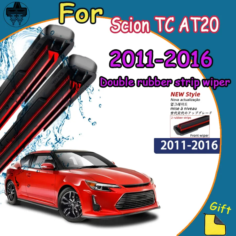 

For Scion TC AT20 2011-2016 2012 2013 Compatible Durable Silent Front Wiper Blades Car Windscreen Auto Window Accessories