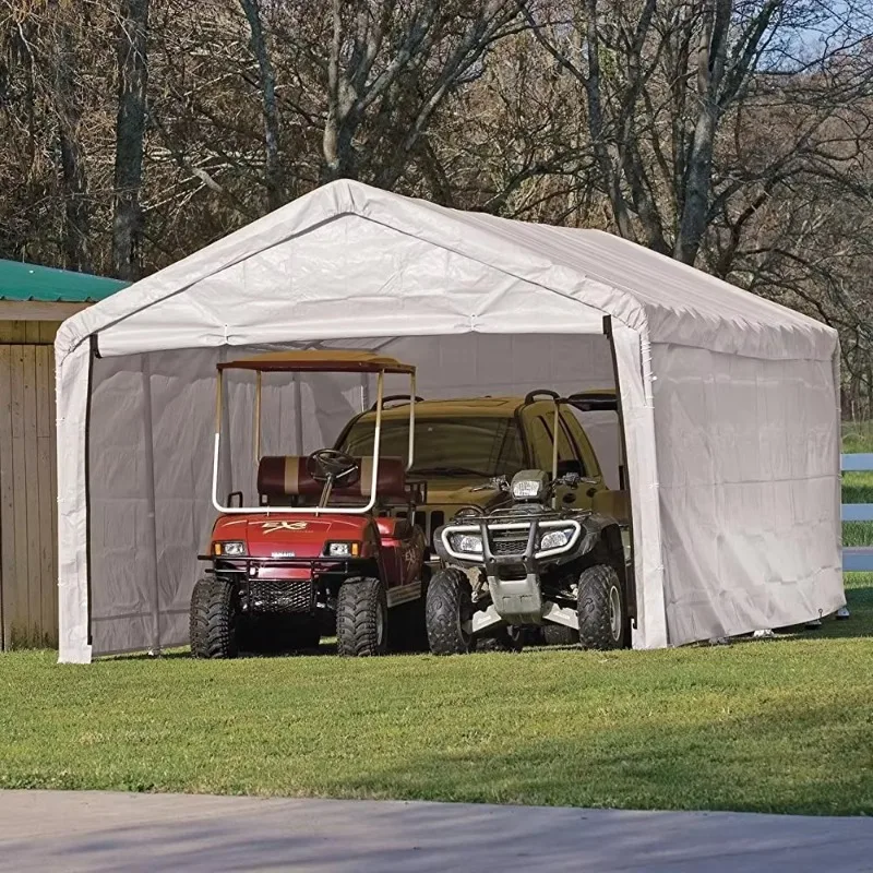 

High Quality Heavy Duty 10'x20' Outdoor Carport Canopy Tent with Sidewalls for Car Parking and Shed Car Use
