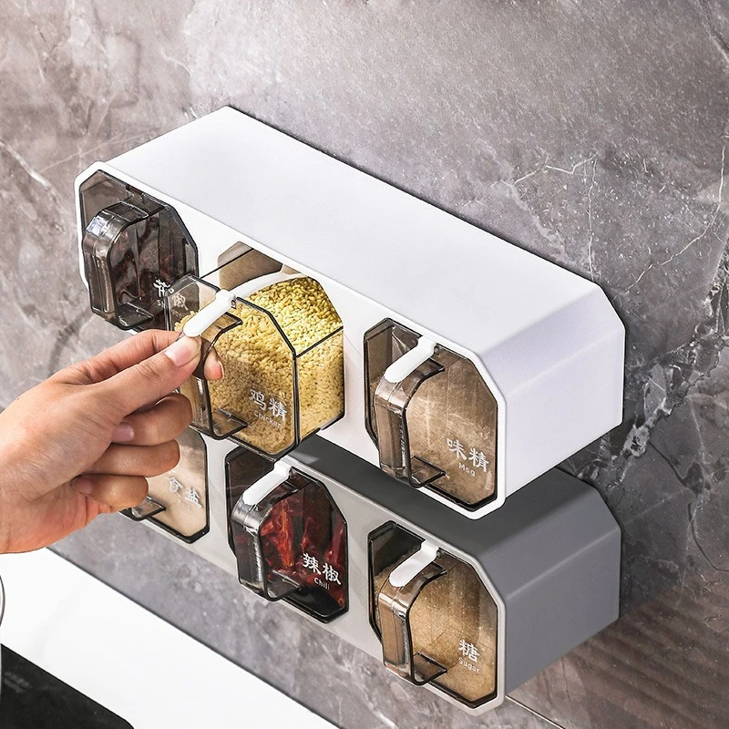 No Punching Seasoning Box Hous - Korean Kitchen Gadgets 评论和价格