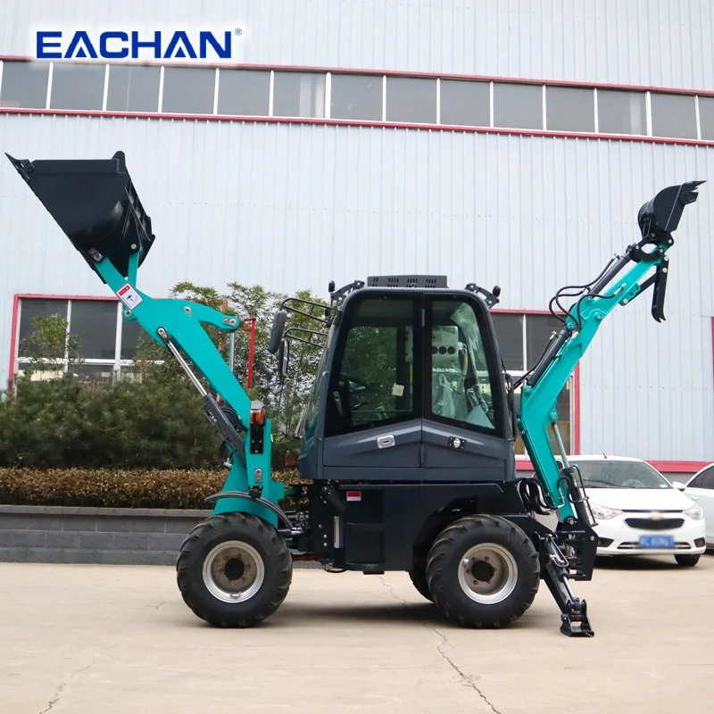 Hot Product CE Certified Backhoe Loader Gardens Shovel Backhoe Loader Digger Diesel Wheel Excavator Backhoe Loader Customized