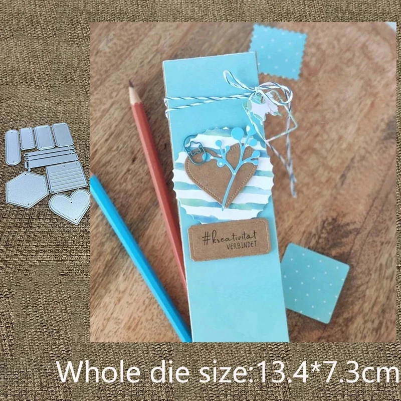 Neues Design Handwerk Metall Schablone Form Stanzform Etiketten Dekoration Sammelalbum gestanzt Album Grußkartenherstellung handgefertigt