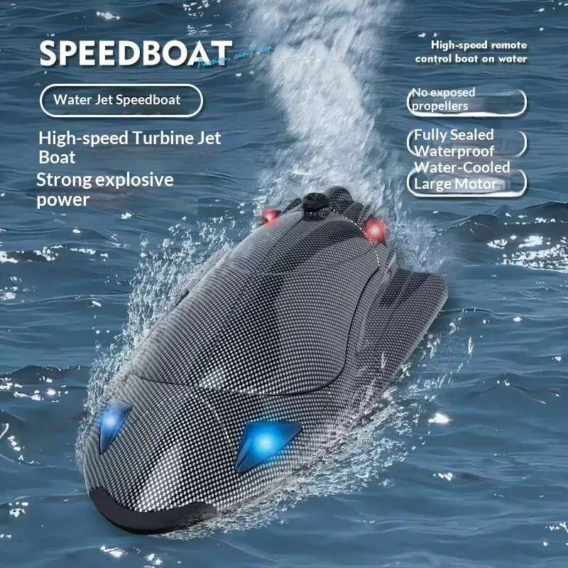 

Радиоуправляемая лодка Fy011 RC Turbo Jet: высокоскоростной электрический гоночный катер с водяным охлаждением двигателя, полностью герметичный, водонепроницаемый