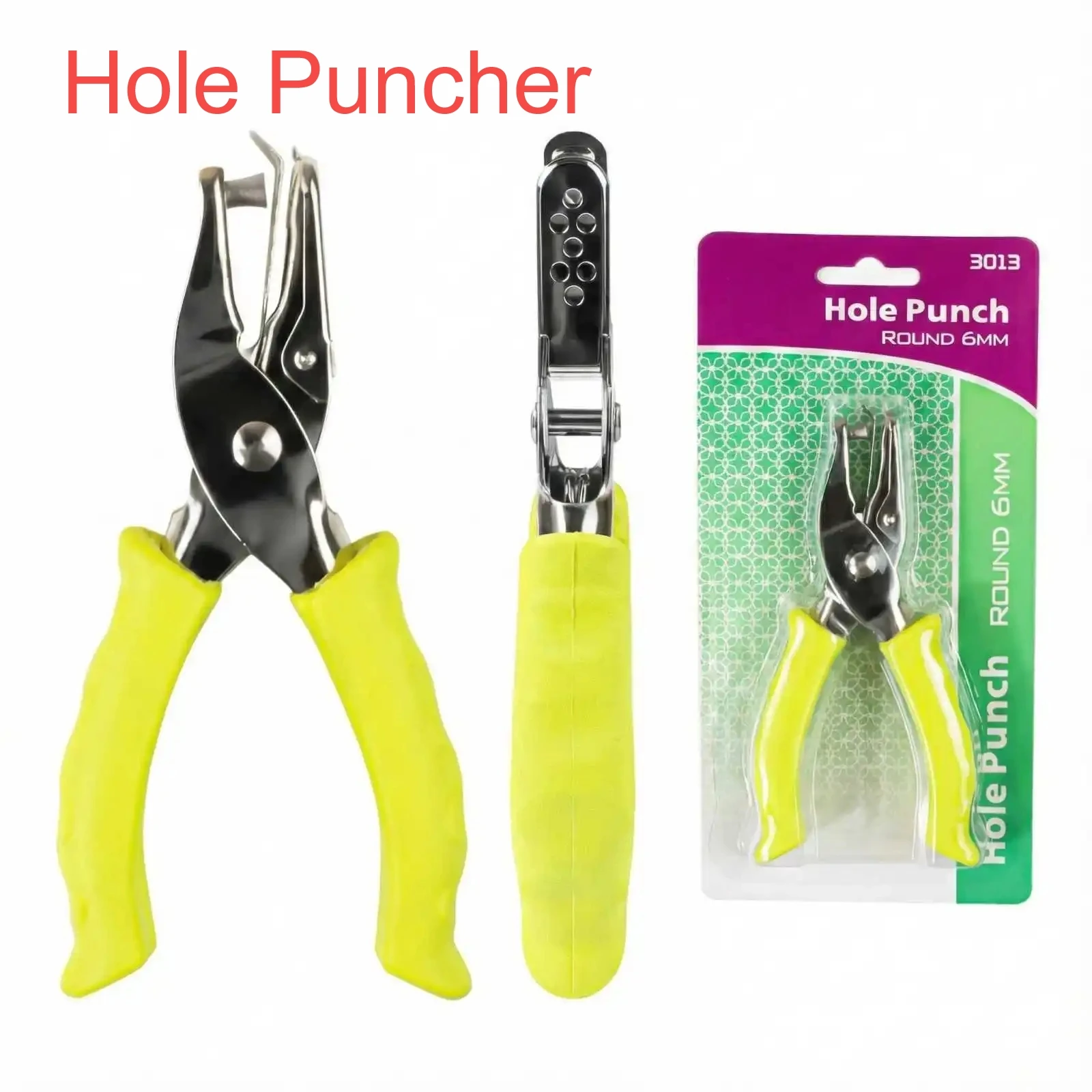 

Портативный ручной дырокол для канцелярских принадлежностей и поделок, эргономичный инструмент для школы и офиса, удобный для работы с бумагой.