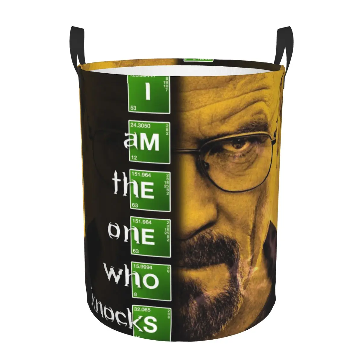 Breaking Bad I Am The One Who Knocks Laundry Basket Collapsible Walter White Baby Hamper for Nursery Toys Organizer Storage Bins