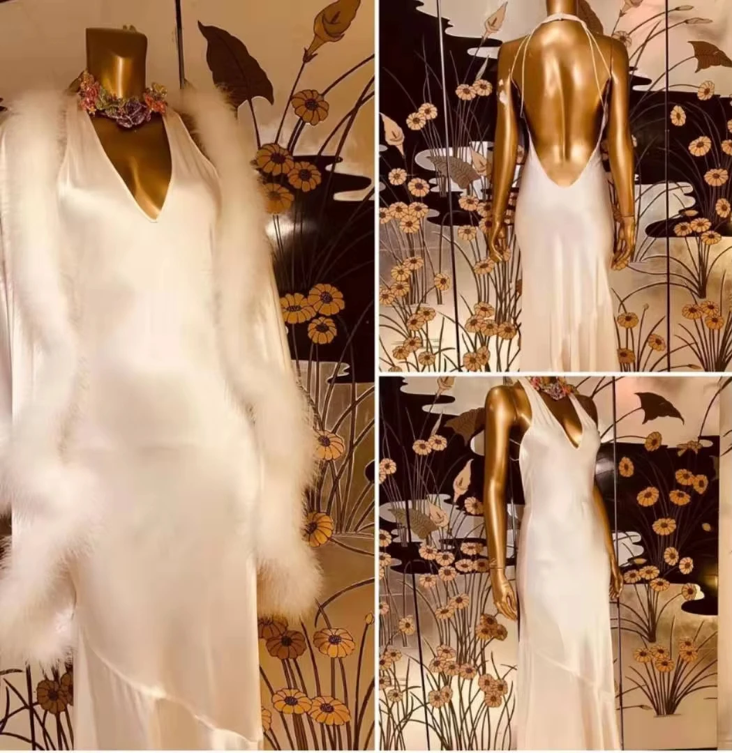 Turkey Marabou Feather Boa Soft Fluffy Thick 50g 2 Meters for Party Wedding Stage Performance Costume Decoration